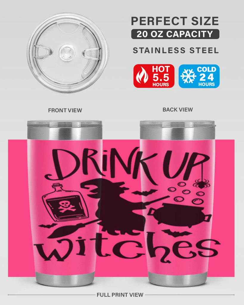 drink up witches 79#- halloween- Tumbler