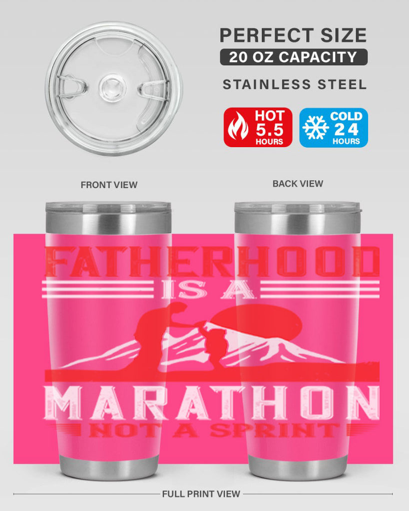 fatherhood is a marathon not a sprint 261#- fathers day- Tumbler