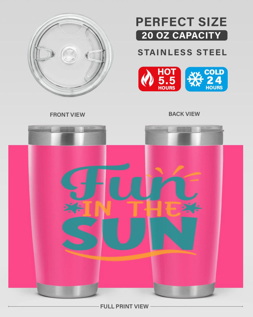 fun in the sun Style 103#- summer- Tumbler