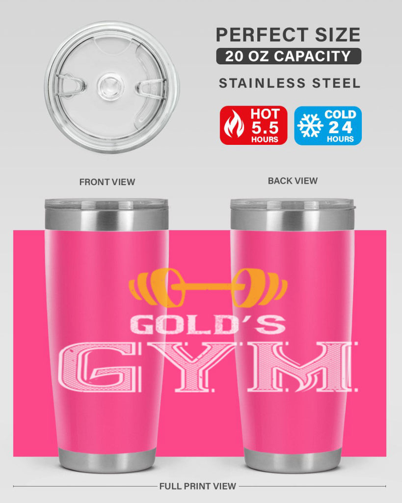 gold gym 101#- gym- Tumbler