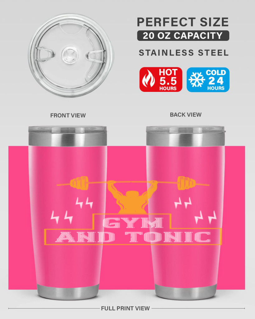 gym and tonic 100#- gym- Tumbler