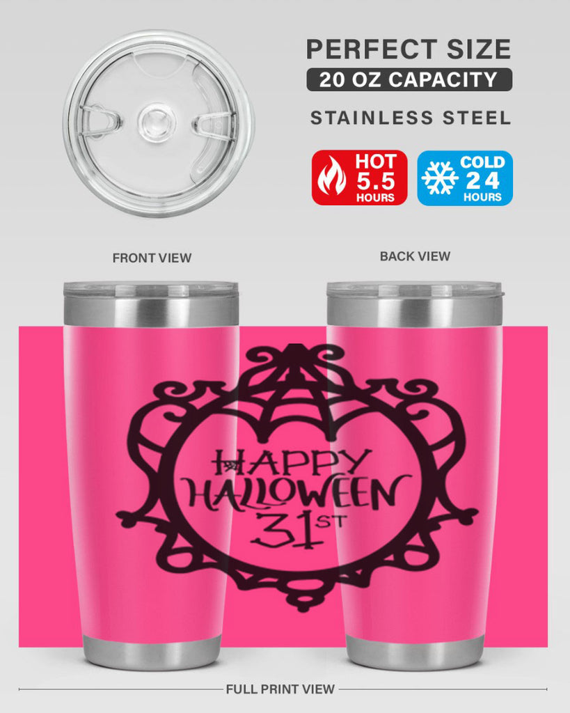 happy halloween st 64#- halloween- Tumbler