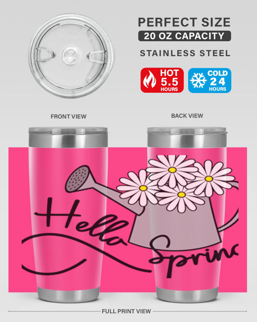 hello spring watering can208#- spring- Tumbler