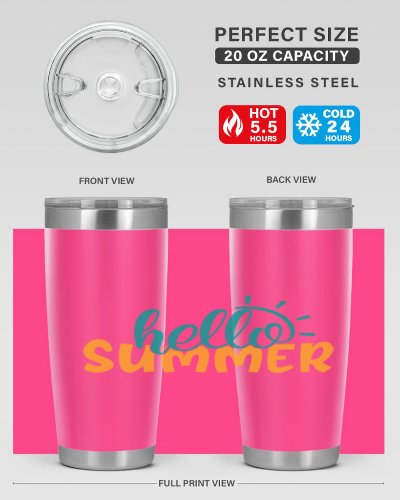 hello summer Style 97#- summer- Tumbler