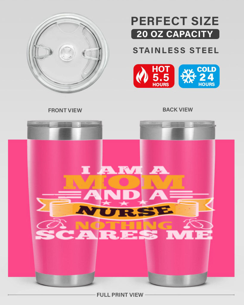 i am amom and a nurse Style 396#- nurse- tumbler