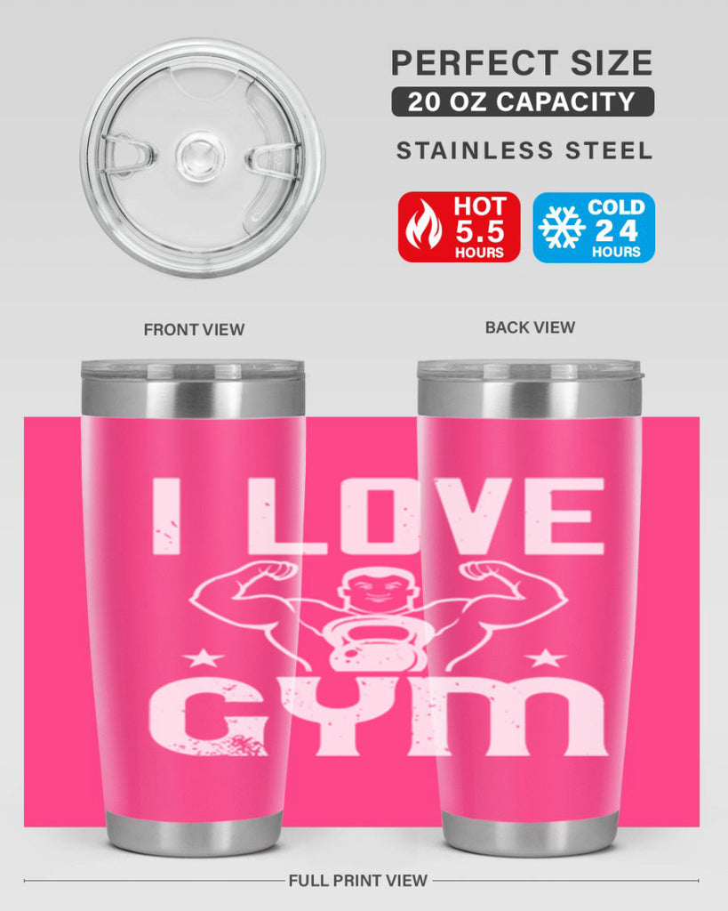 i love gym 88#- gym- Tumbler