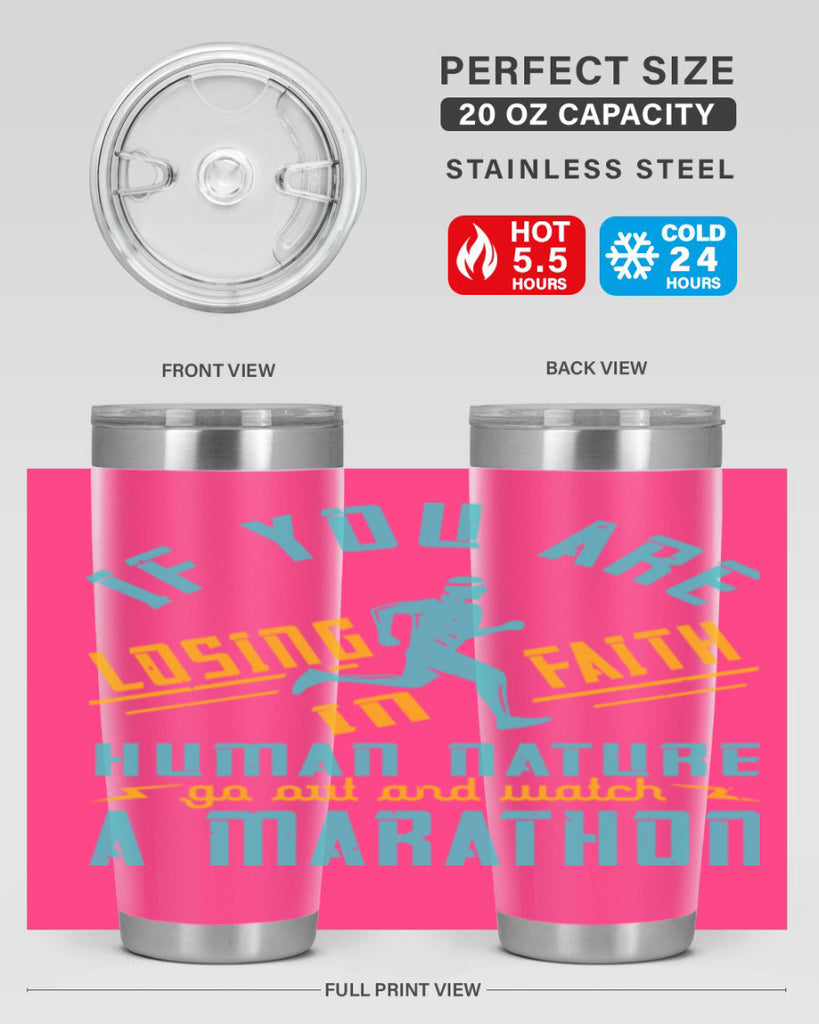 if you are losing faith in human nature go out and watch a marathon 37#- running- Tumbler