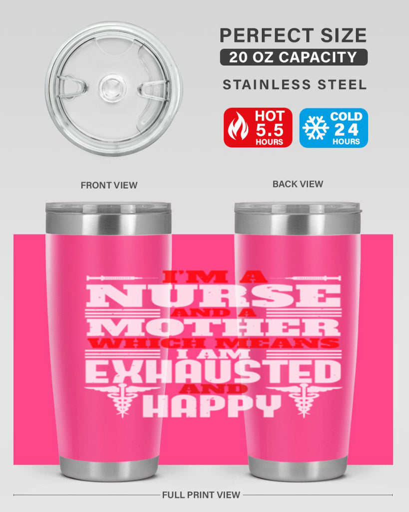 im a nurse and a mother Style 312#- nurse- tumbler
