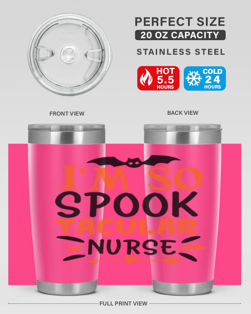 im so spooktacular nurse 111#- halloween- Tumbler