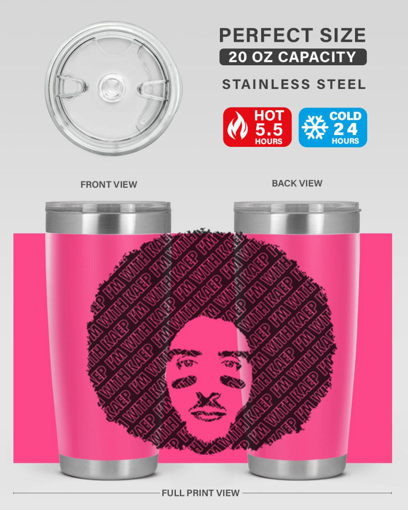 imwithkaep 24#- black men - boys- tumbler