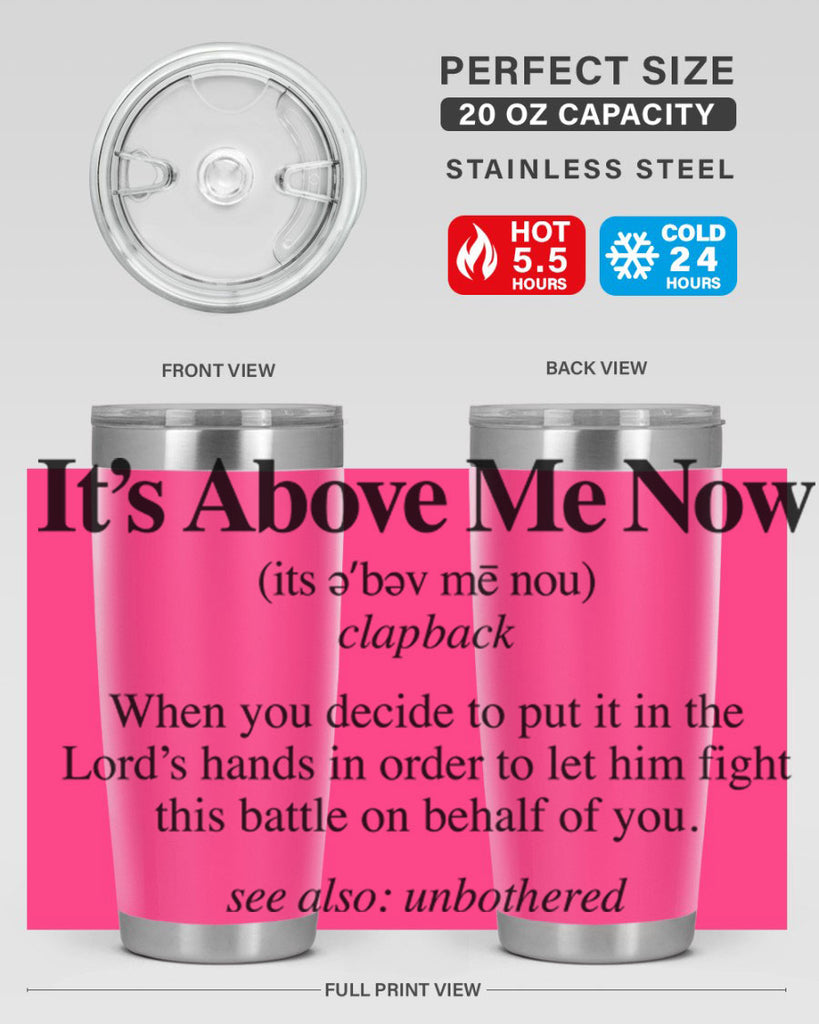 its above me now definition 105#- black words phrases- Cotton Tank