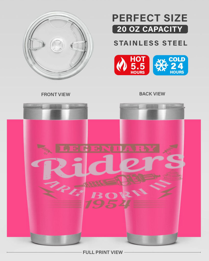 legendary riders are born in Style 60#- birthday- tumbler