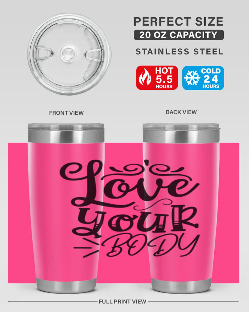 love your body 30#- gym- Tumbler