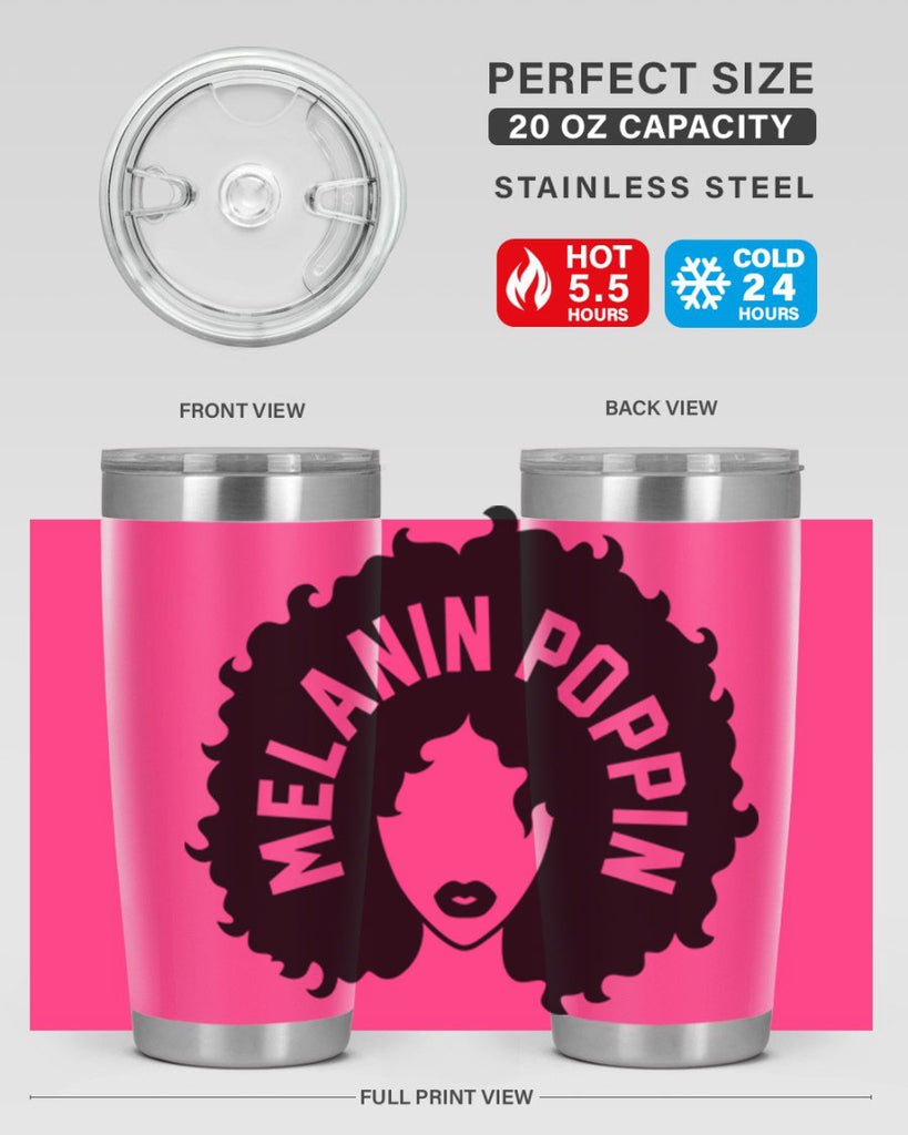 melanin poppin 85#- black words phrases- Cotton Tank