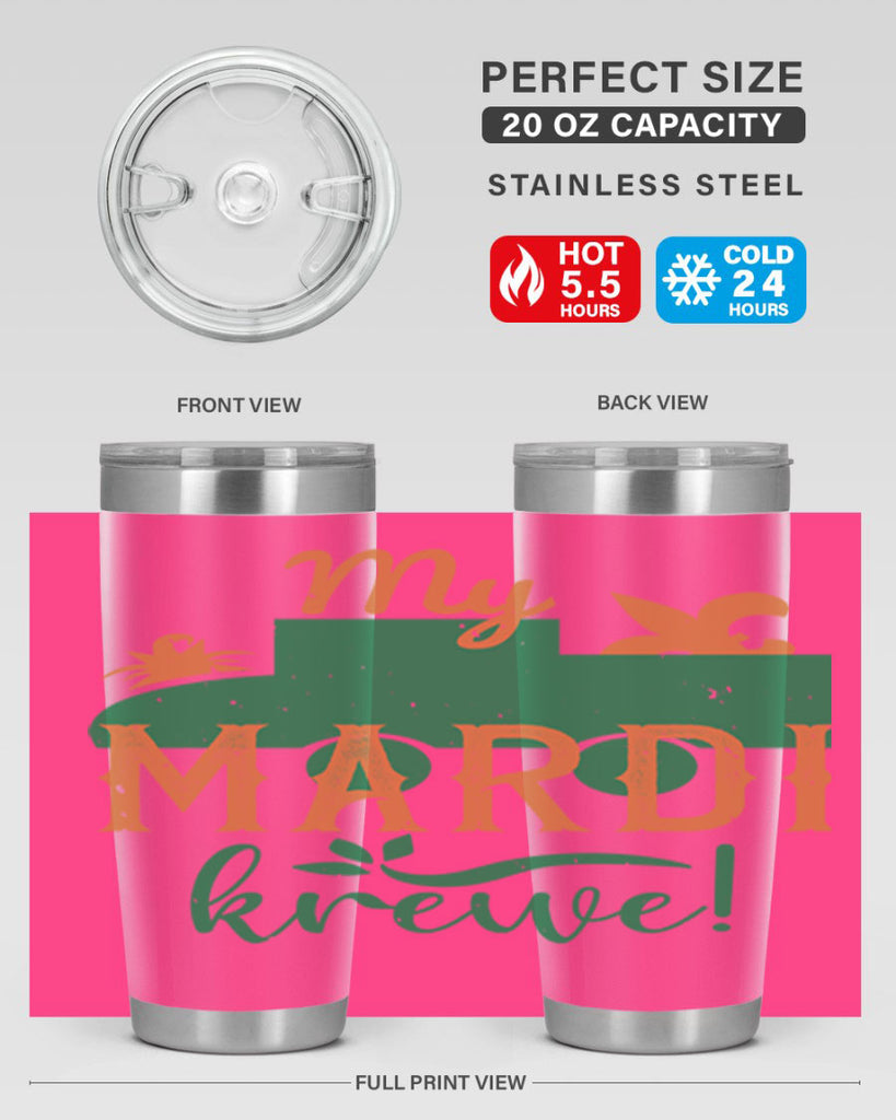my mardi krewe 43#- mardi gras- Tumbler