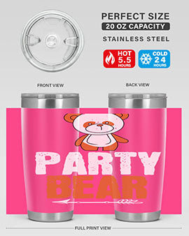 party bear 25#- Bears- Tumbler