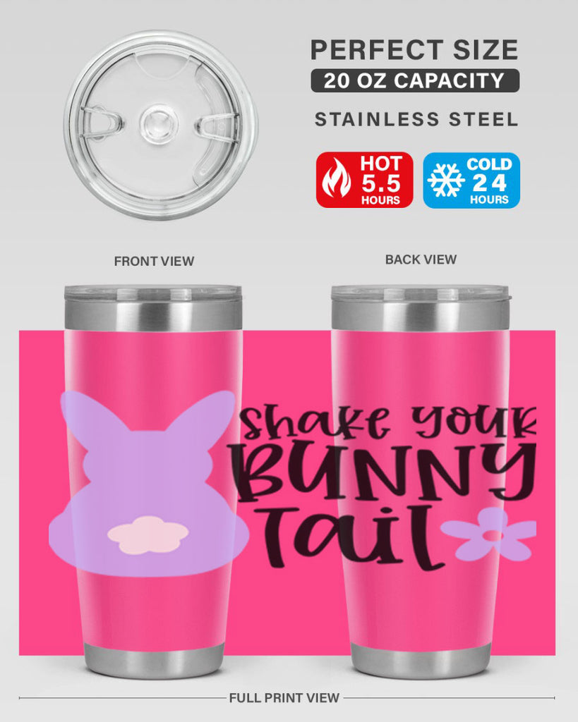 shake your bunny tail 12#- easter- Tumbler