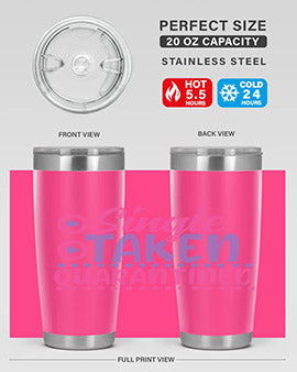 single taken quarantined Style 44#- corona virus- Tumbler
