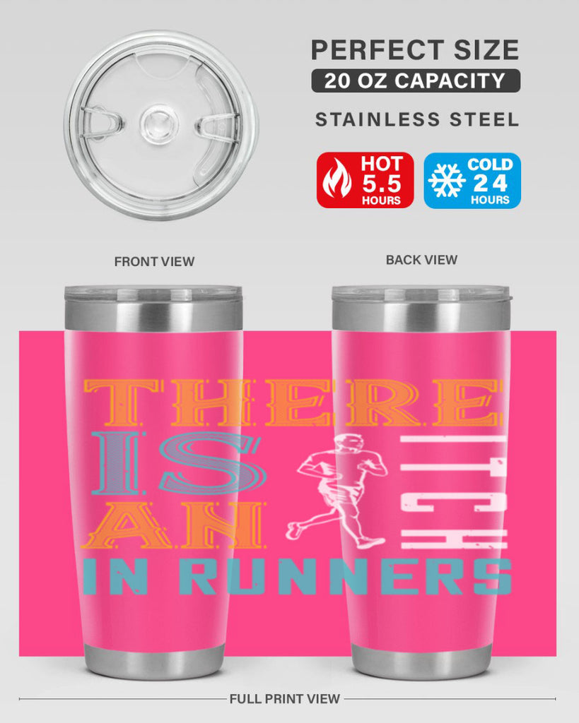 there is an itch in runners 9#- running- Tumbler