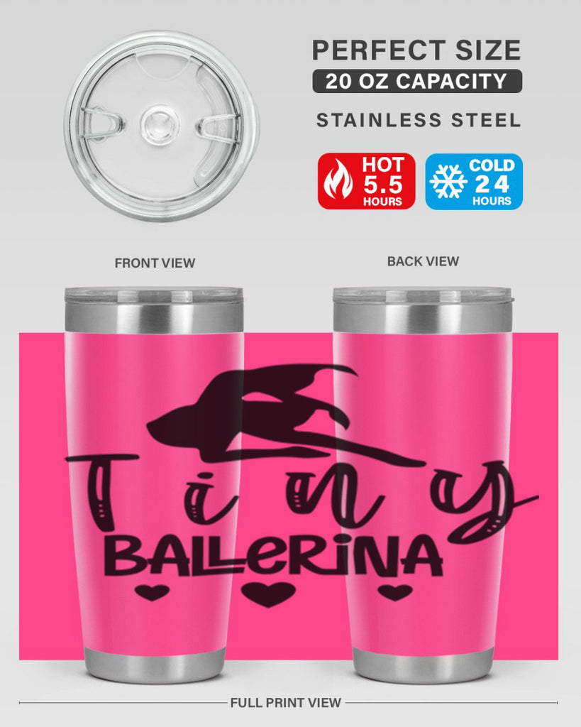 tiny ballerina 88#- ballet- Tumbler