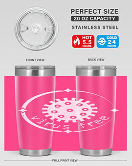 virus free Style 19#- corona virus- Tumbler