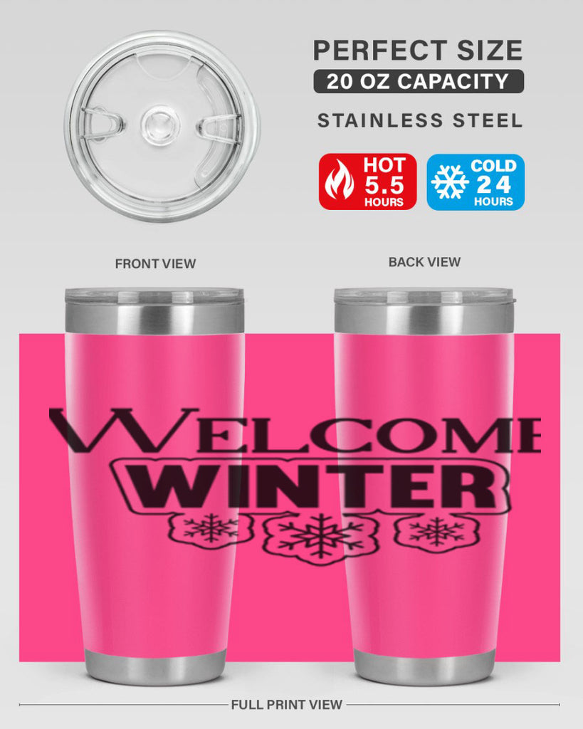 welcome winter 474#- winter- Tumbler