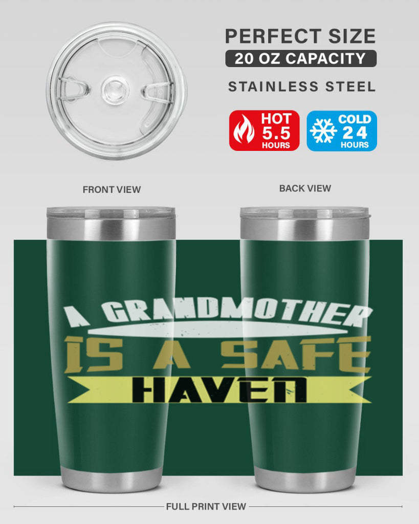 A Grandmother is a safe 41#- grandma - nana- Tumbler