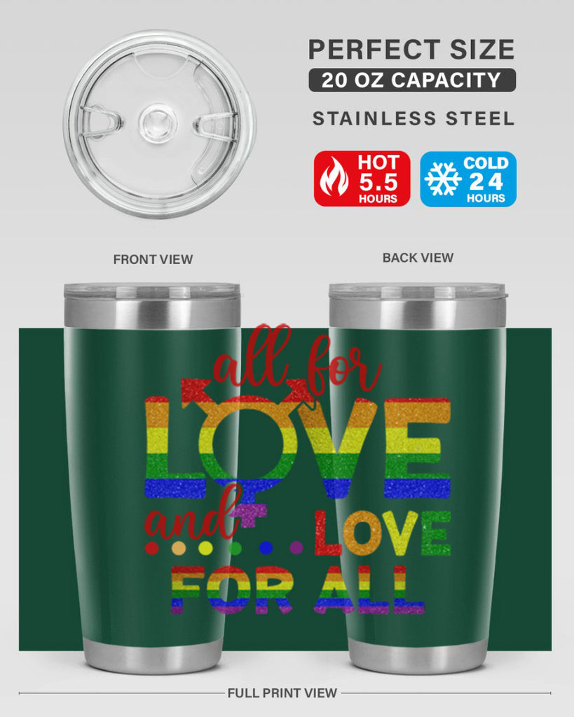 All For Love Love For All Lgbt Design 45#- lgbt- Tumbler