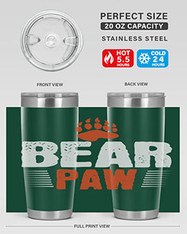 Bear paw 4#- Bears- Tumbler