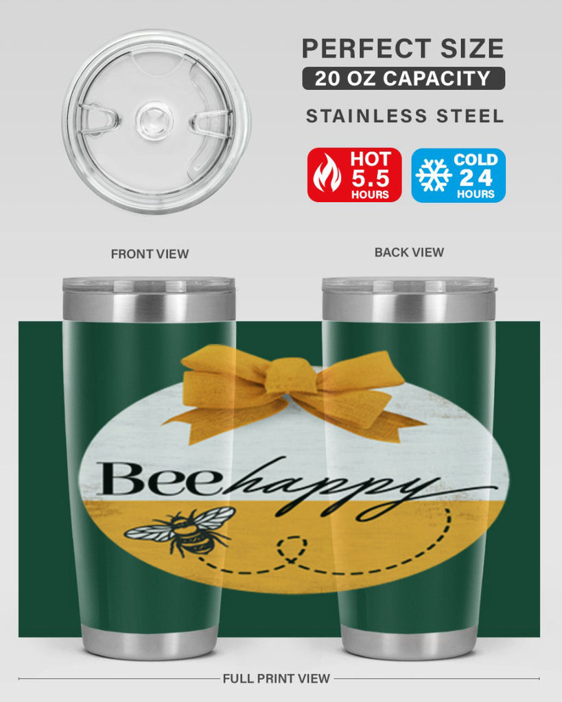 Bee Happy Mockup27#- spring- Tumbler