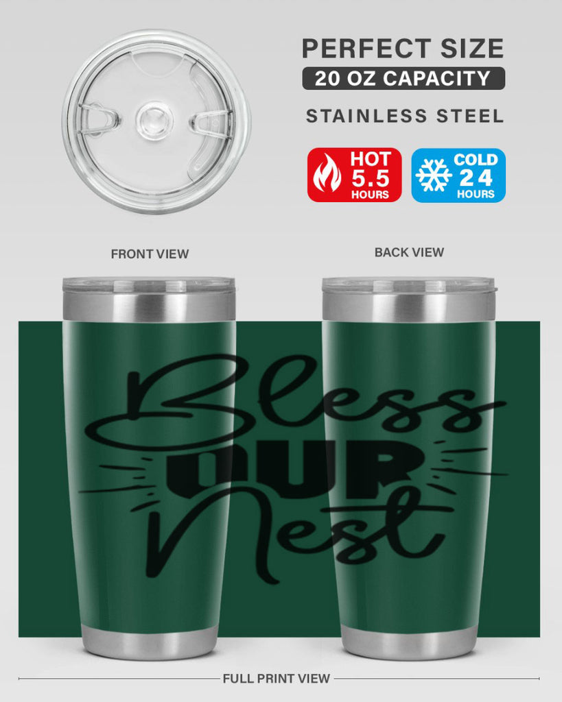 Bless Our Nest 52#- spring- Tumbler
