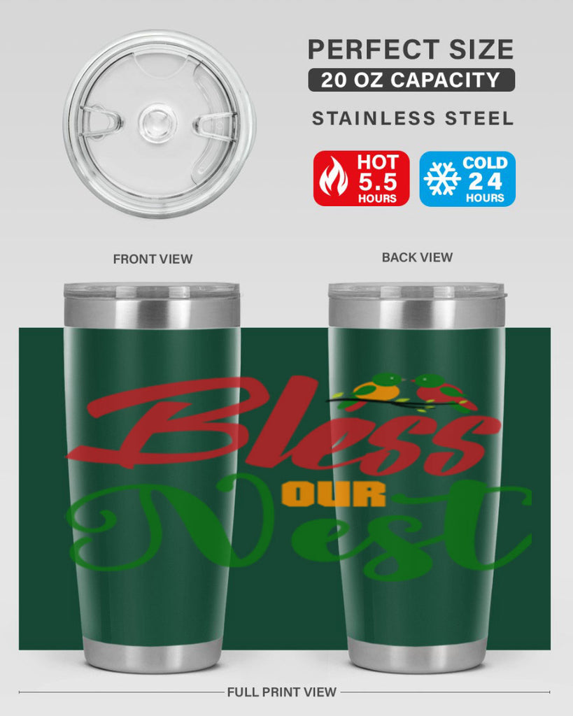 Bless Our Nest 67#- spring- Tumbler