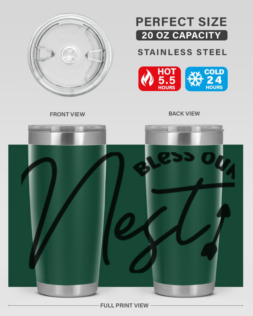 Bless Our Nest55#- spring- Tumbler