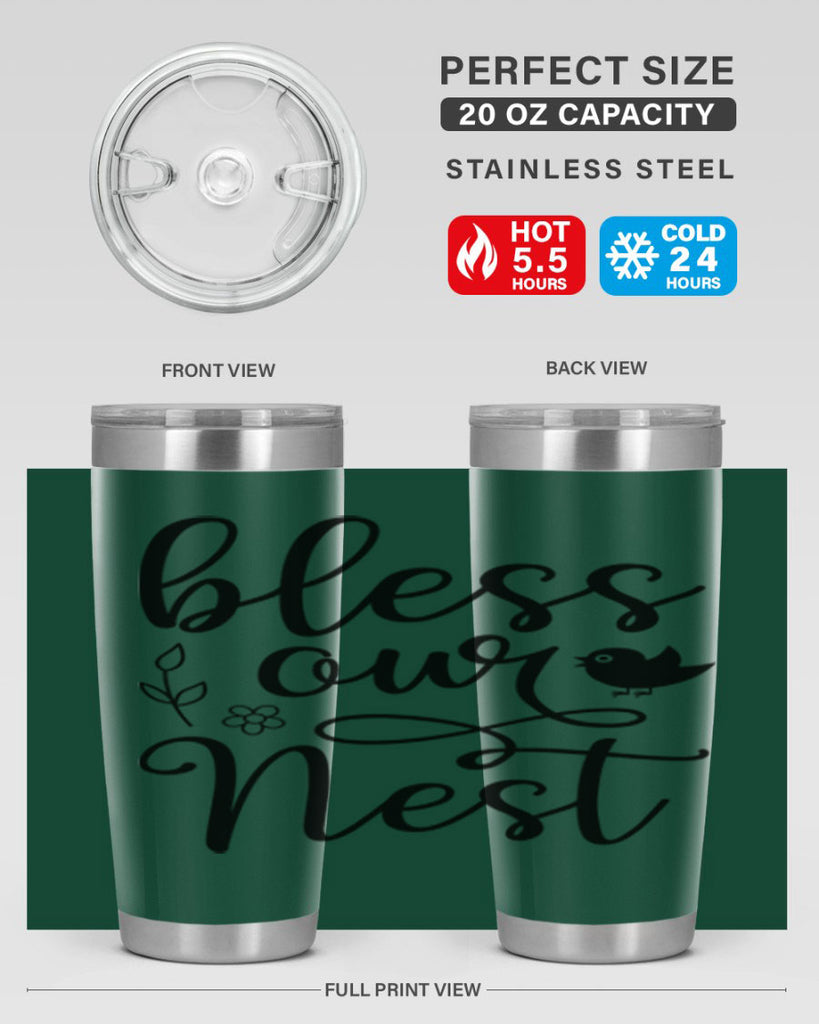 Bless our nest  68#- spring- Tumbler
