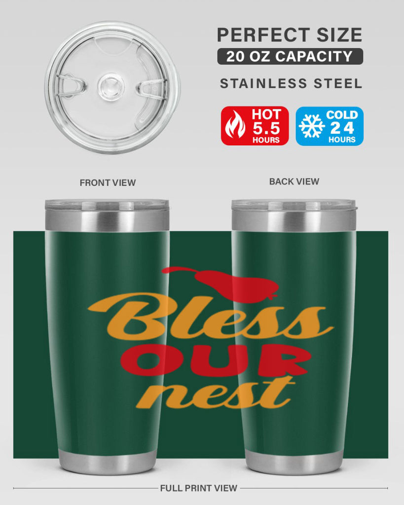 Bless our nest 53#- spring- Tumbler