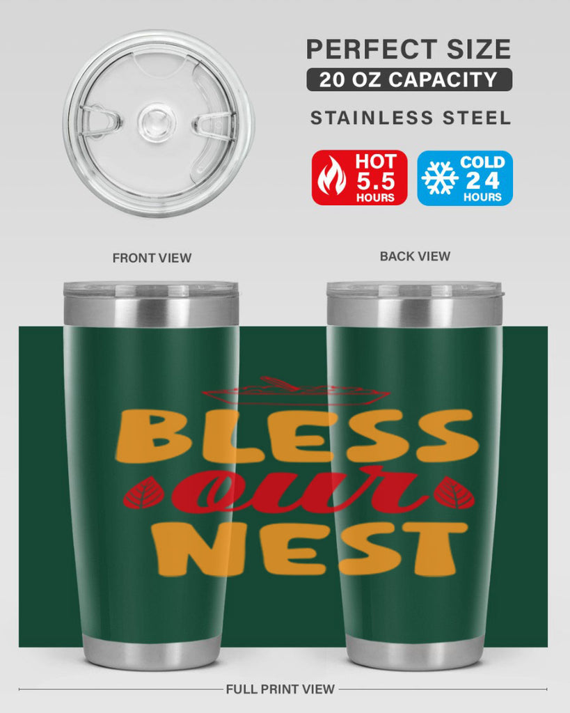 Bless our nest 54#- spring- Tumbler