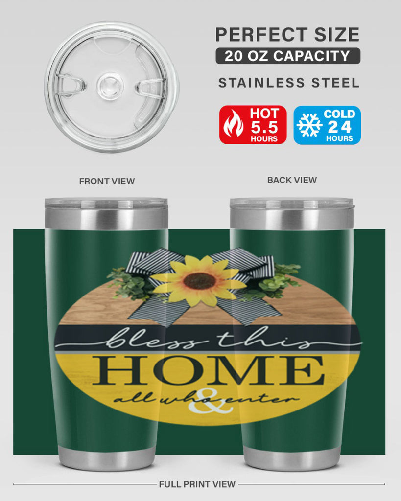 Bless this Home and all Mockup56#- spring- Tumbler