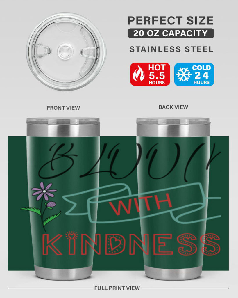 Bloom with kindness  91#- spring- Tumbler