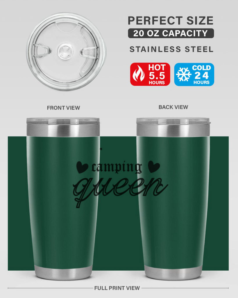 Camping queen 143#- zodiac- Tumbler