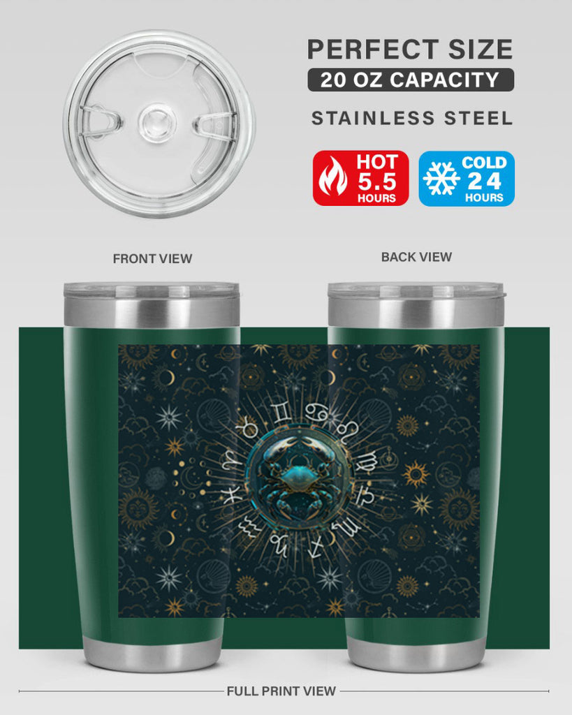 Cancer Straight 146#- zodiac- Tumbler