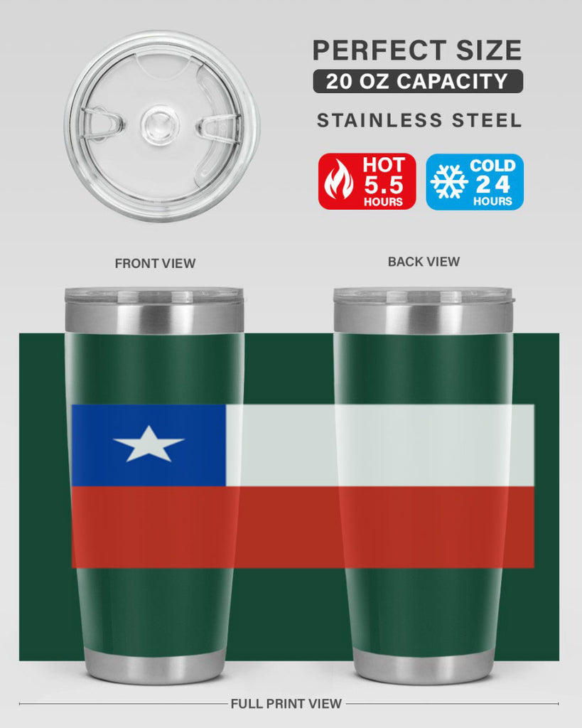 Chile 163#- world flags- Tumbler