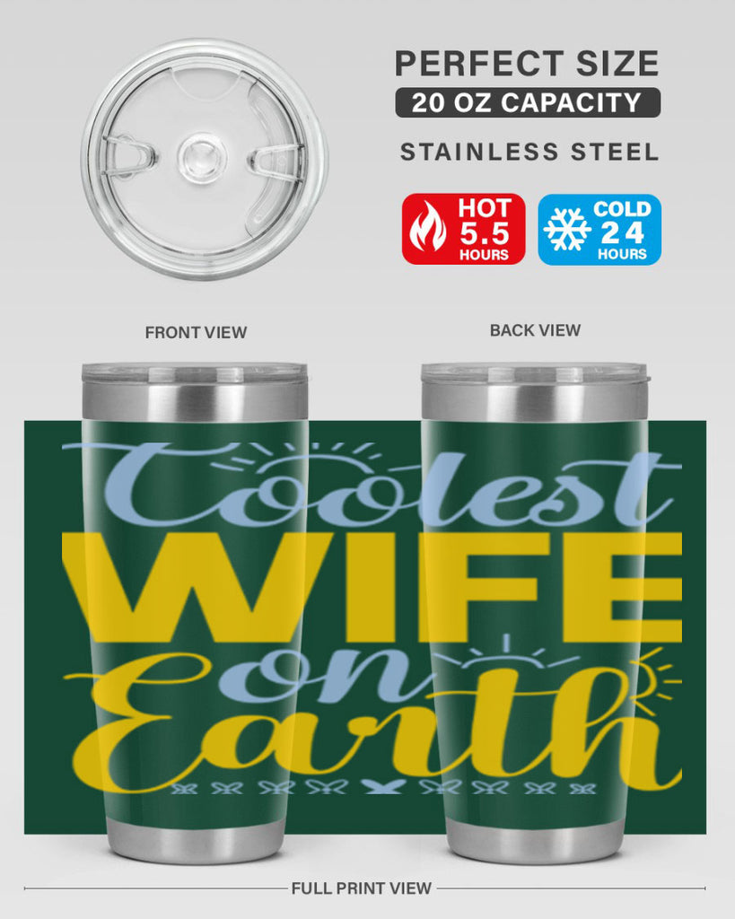 Coolest wife on earth62#- winter- Tumbler