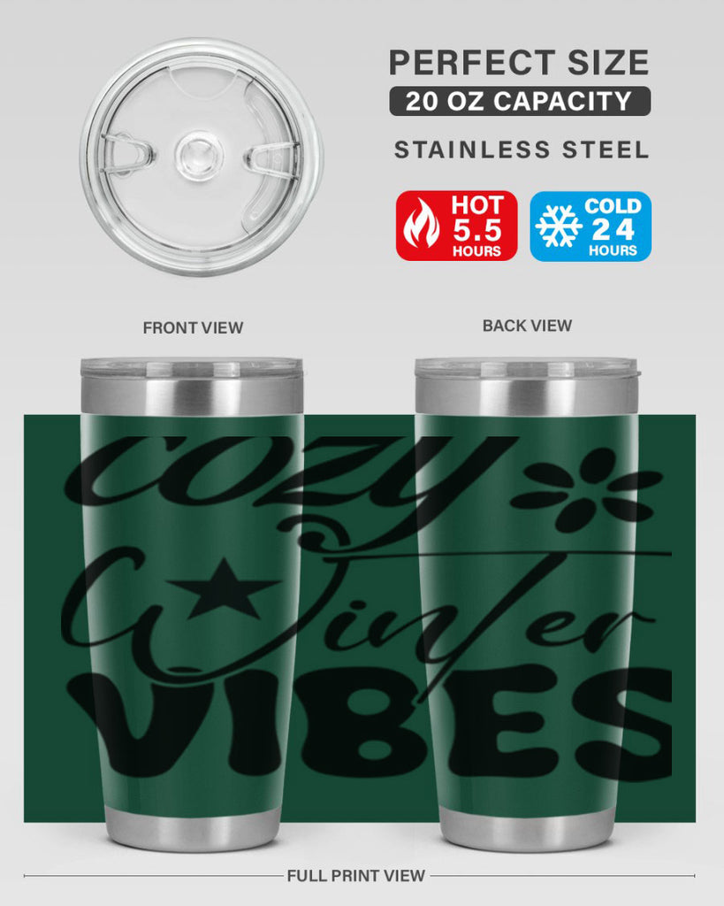 Cozy winter vibes 79#- winter- Tumbler