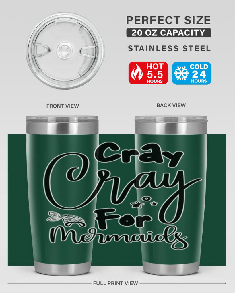 Cray Cray For Mermaids 88#- mermaid- Tumbler