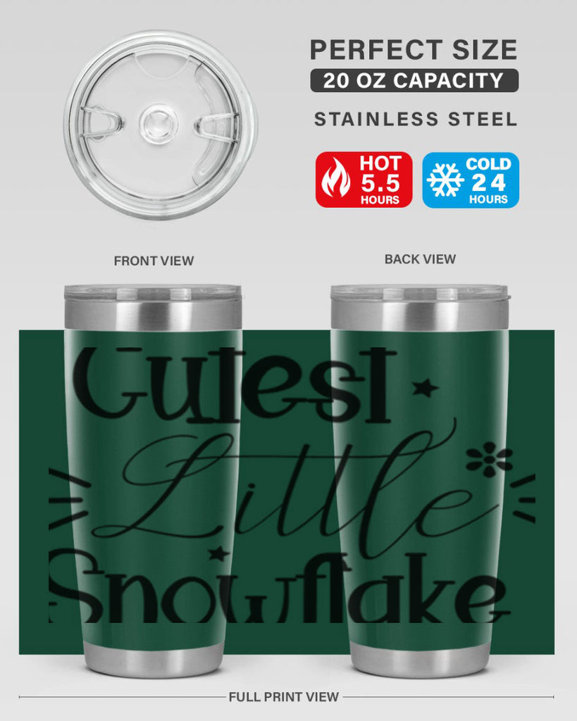 Cutest Little Snowflake90#- winter- Tumbler