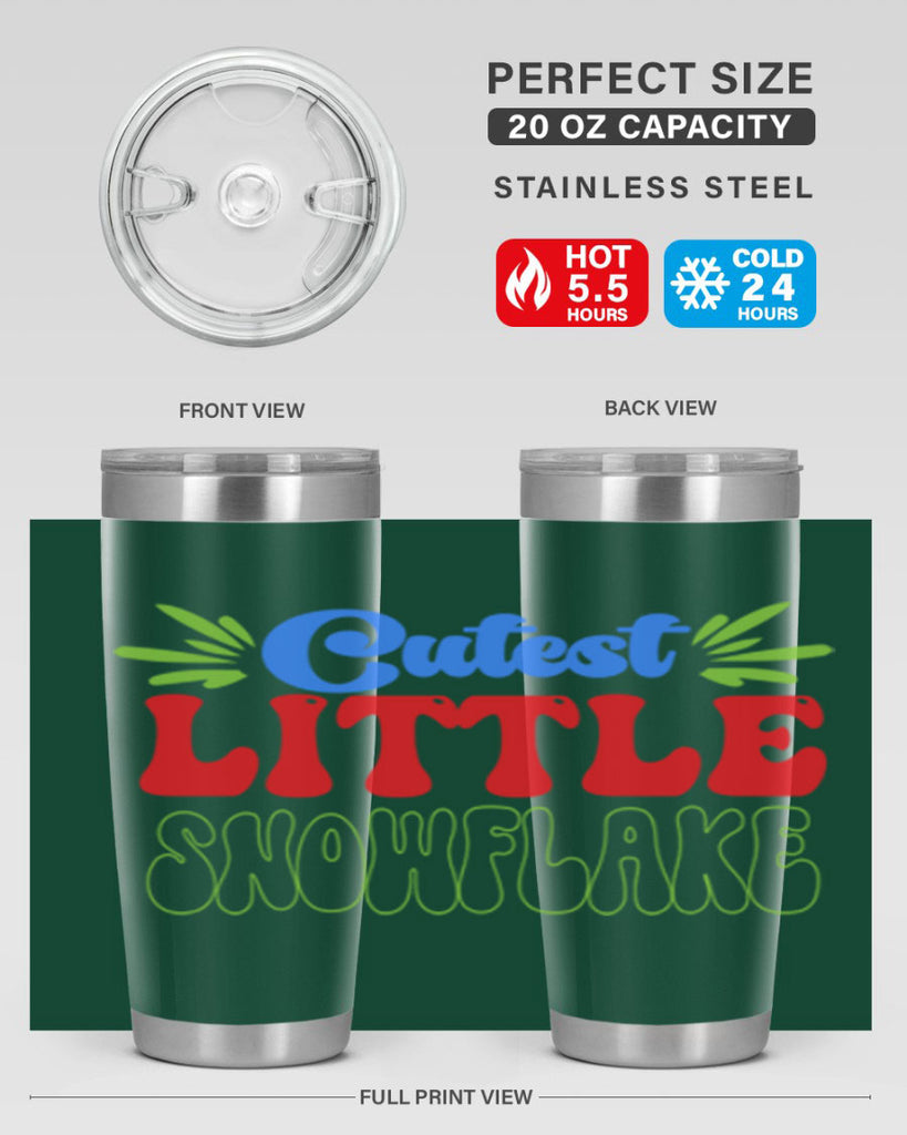 Cutest little snowflake 89#- winter- Tumbler