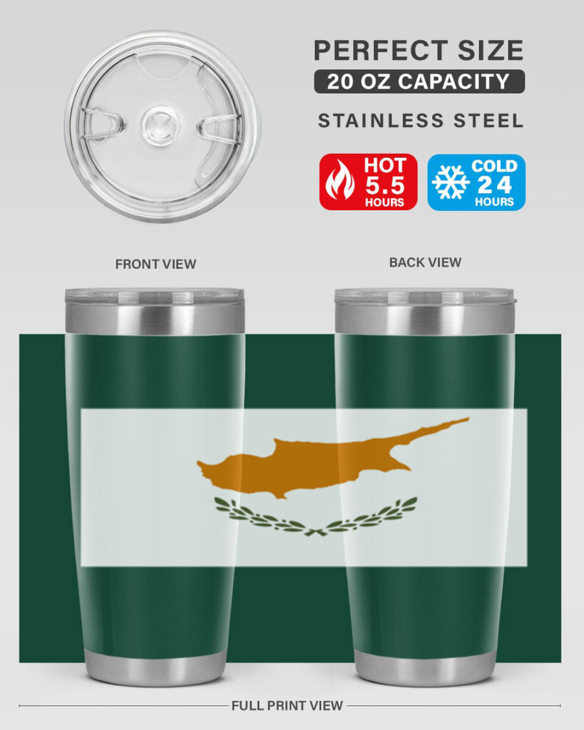 Cyprus 153#- world flags- Tumbler