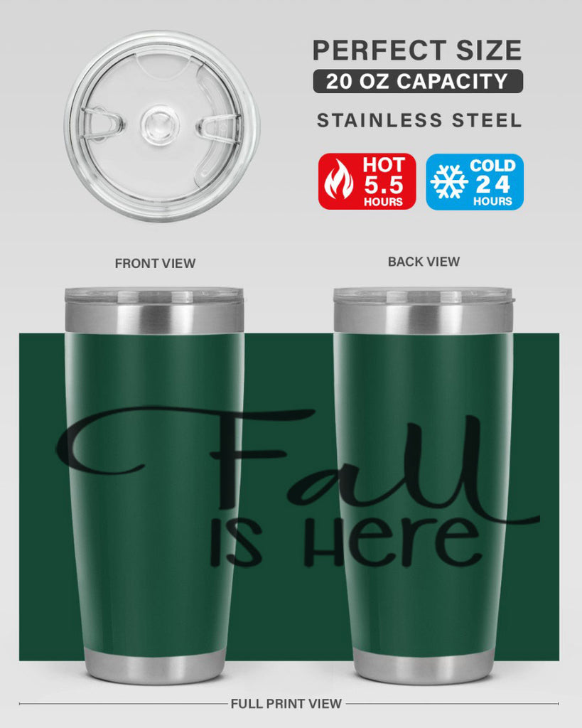Fall Is Here 109#- fall- Tumbler