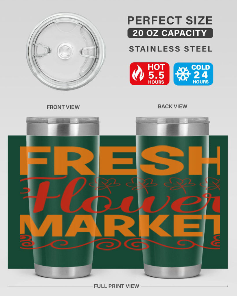 Fresh flower market 143#- spring- Tumbler