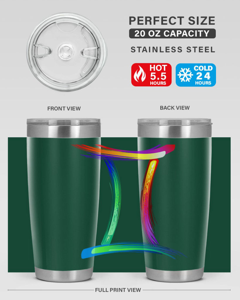 Gemini 222#- zodiac- Tumbler